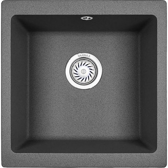 Кухонная мойка GRANULA GR-4451 графит (черно-серый)