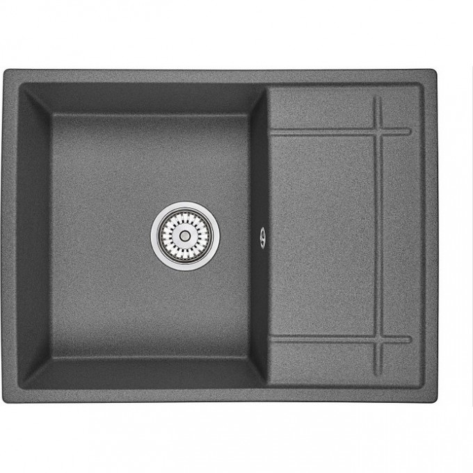 Кухонная мойка GRANULA GR-6501 графит (черно-серый) 6501 GPAFIT