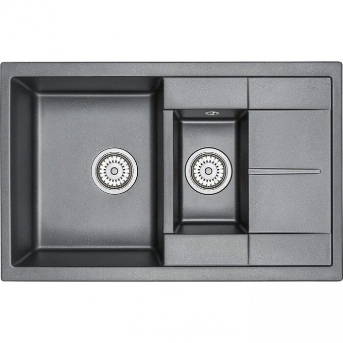 Кухонная мойка GRANULA GR-7802 черный 7802 CHEPHYII