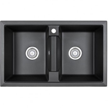 Кухонная мойка GRANULA GR-8101 черный