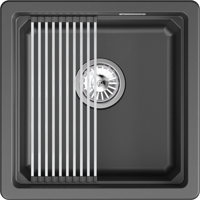 Кухонная мойка GRANULA KS-4501iU Шварц 4501iU SHBAPC