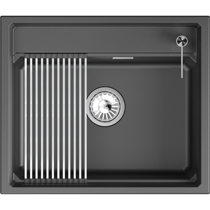 Кухонная мойка GRANULA KS-6003i Шварц 6003i SHBAPC