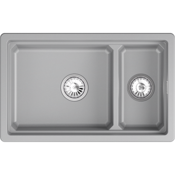 Кухонная мойка GRANULA KS-7304iU черный металлик кварц