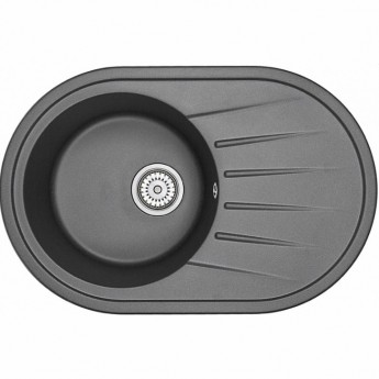 Кухонная мойка GRANULA СТАНДАРТ ST-7601 черный