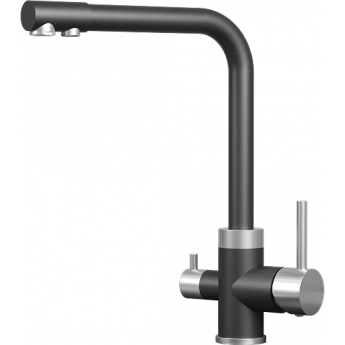 Кухонный смеситель GRANULA 5015 Шварц