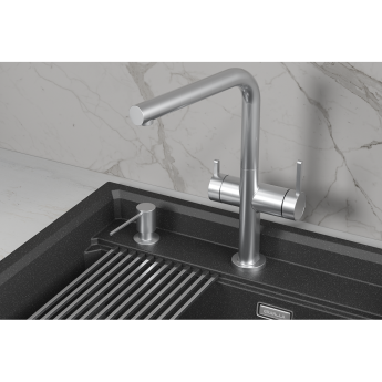 Кухонный смеситель GRANULA KITCHEN SPACE KS-8276 Нерж