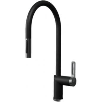 Смеситель для кухни GRANULA 8172 турмалин с выдвижным изливом