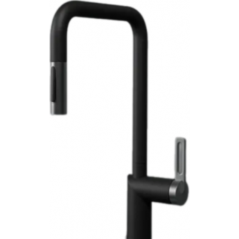 Смеситель для кухни GRANULA 8173 турмалин с выдвижным изливом