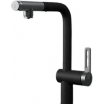 Смеситель для кухни GRANULA GR-8169 шварц с выдвижным изливом