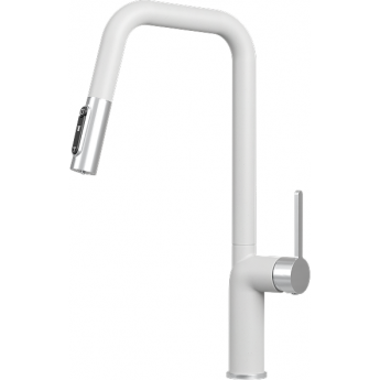 Смеситель кухонный GRANULA 9011 Белый