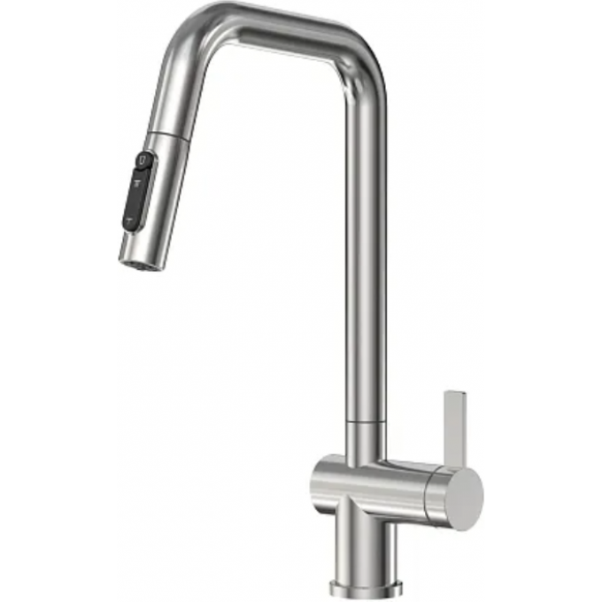 Смеситель кухонный GRANULA KS-7273 сталь сатин 7273 CTAL CATIH